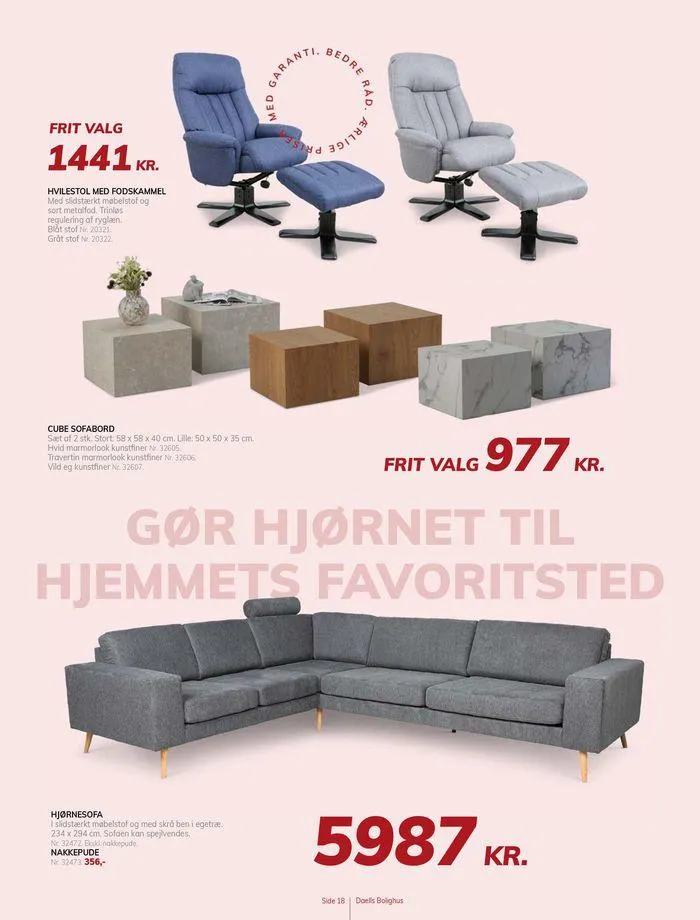 Daells Bolighus Inspiration til spisestuen Gyldig indtil 19. juli - 2. august 2024 - tilbudsavis side 18