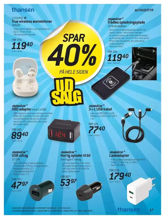 Aktuell kundeavis Thansen Gyldig indtil 1. januar - 28. januar 2025 - tilbudsavis side 17