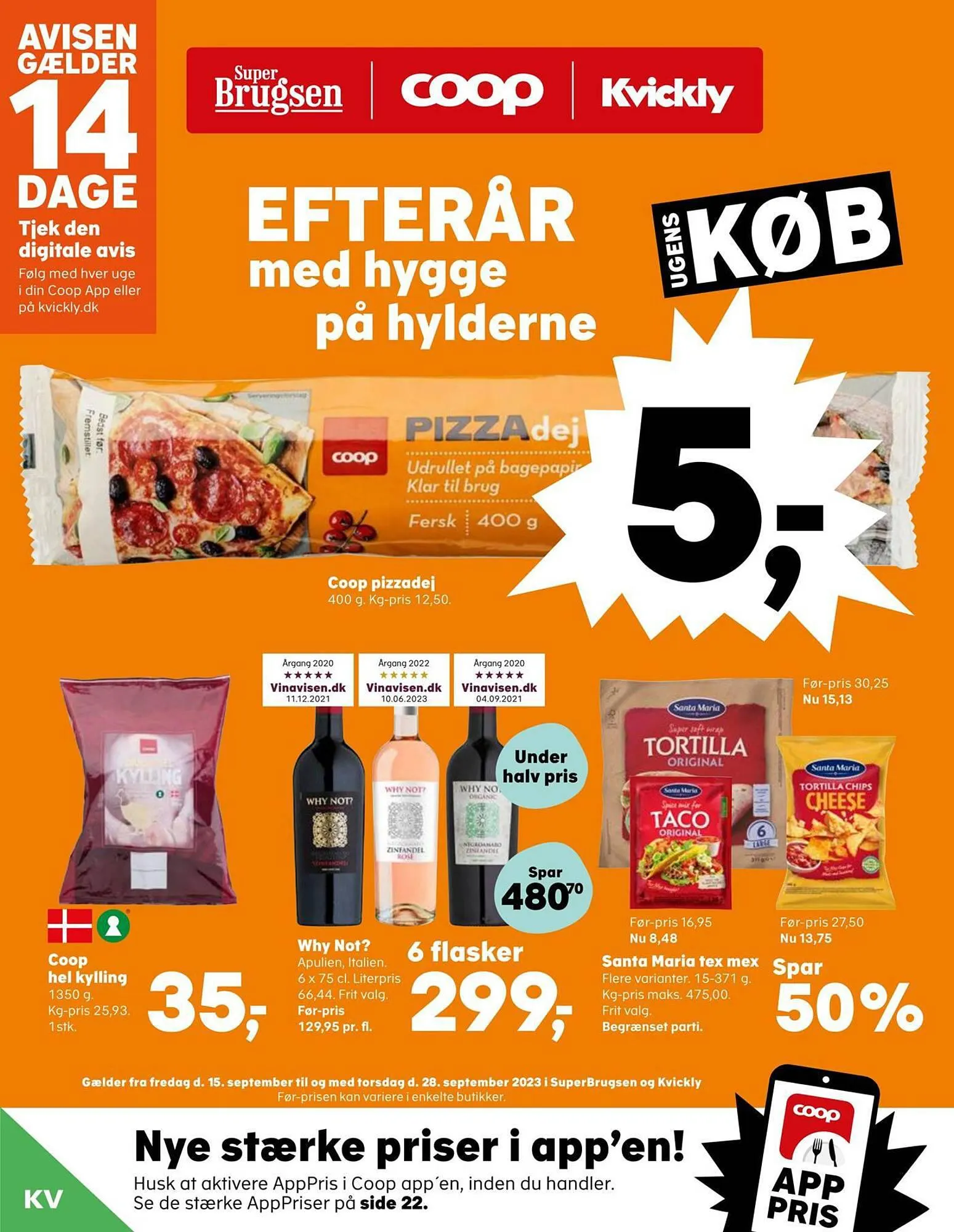 Kvickly tilbudsavis Gyldig indtil 14. september - 28. september 2023 - tilbudsavis side 1