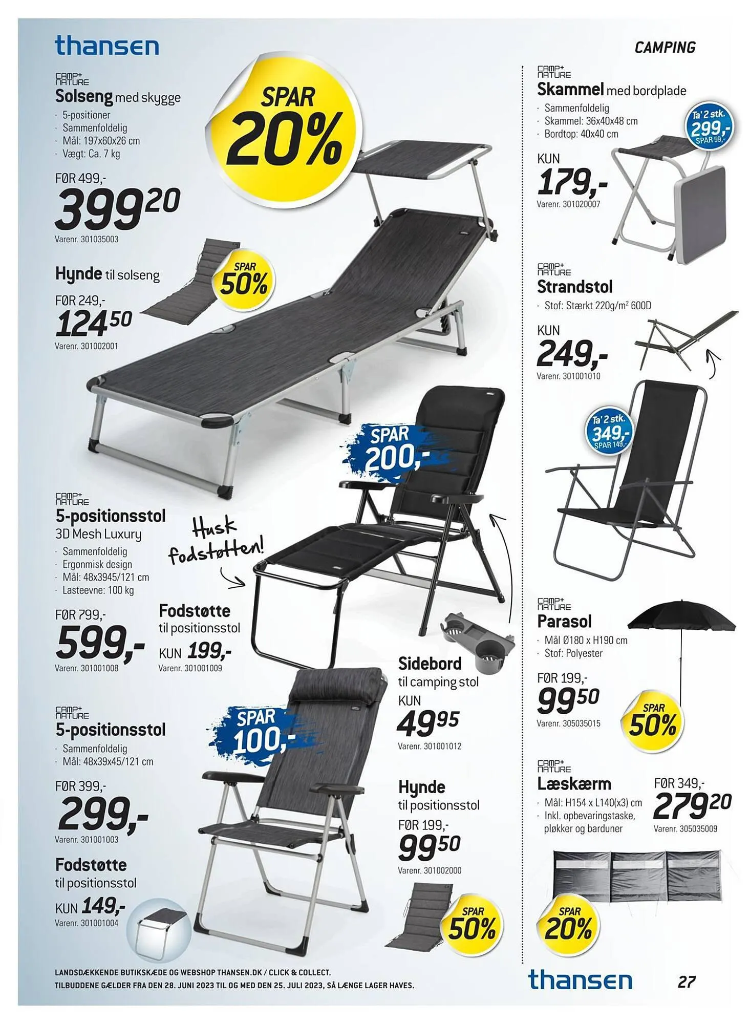 Thansen tilbudsavis Gyldig indtil 27. juni - 25. juli 2023 - tilbudsavis side 27