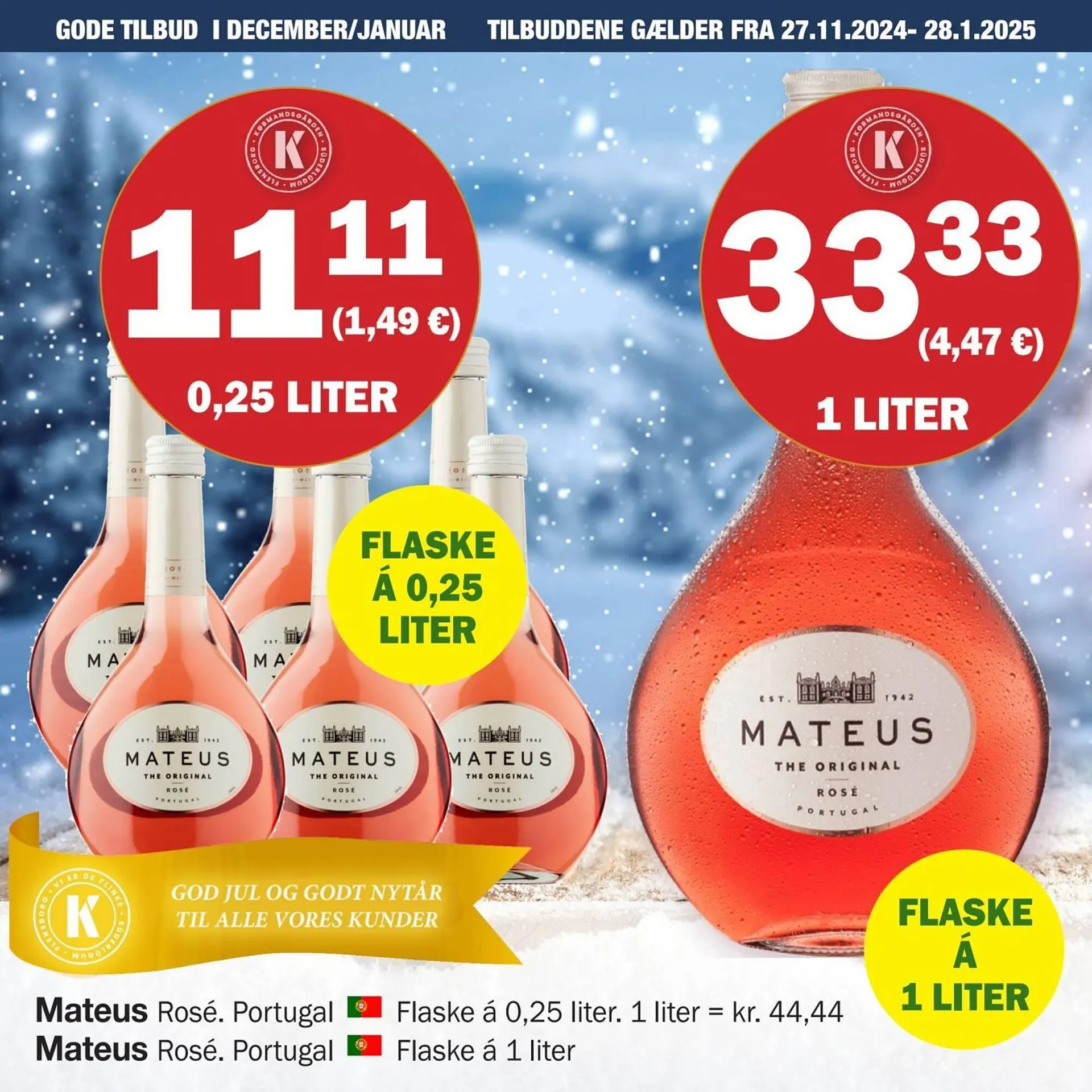 Købmandsgården tilbudsavis Gyldig indtil 26. november - 28. januar 2025 - tilbudsavis side 43