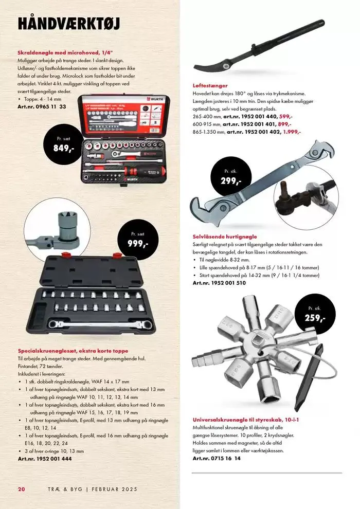 TRÆ & BYG Gyldig indtil 4. februar - 28. februar 2025 - tilbudsavis side 20