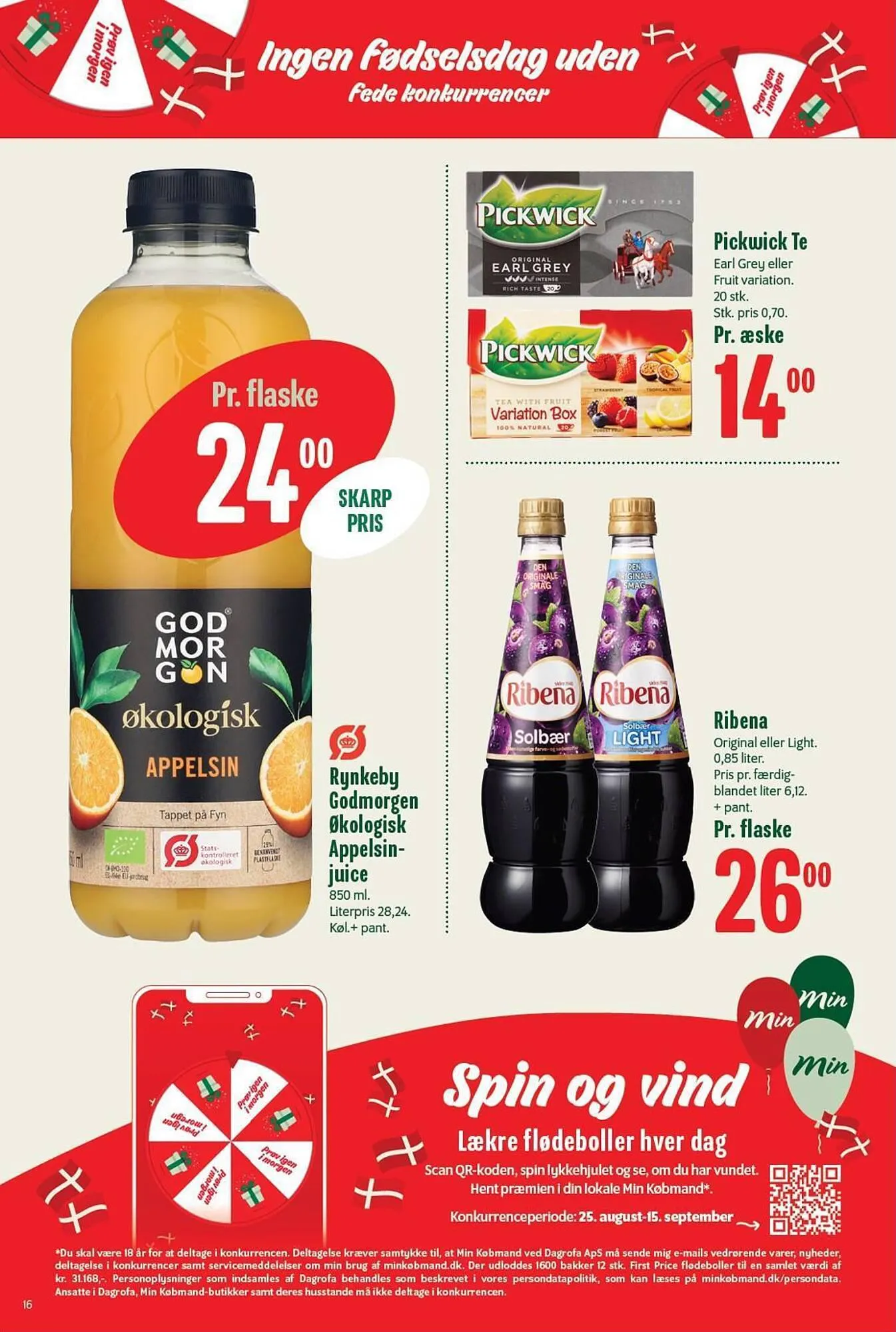 Min Købmand tilbudsavis Gyldig indtil 2. september - 8. september 2023 - tilbudsavis side 16