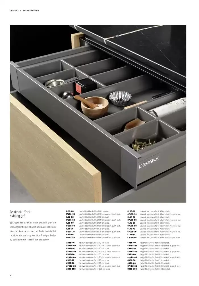 Tilbehør til køkken & bad. Gyldig indtil 10. december - 31. december 2025 - tilbudsavis side 40