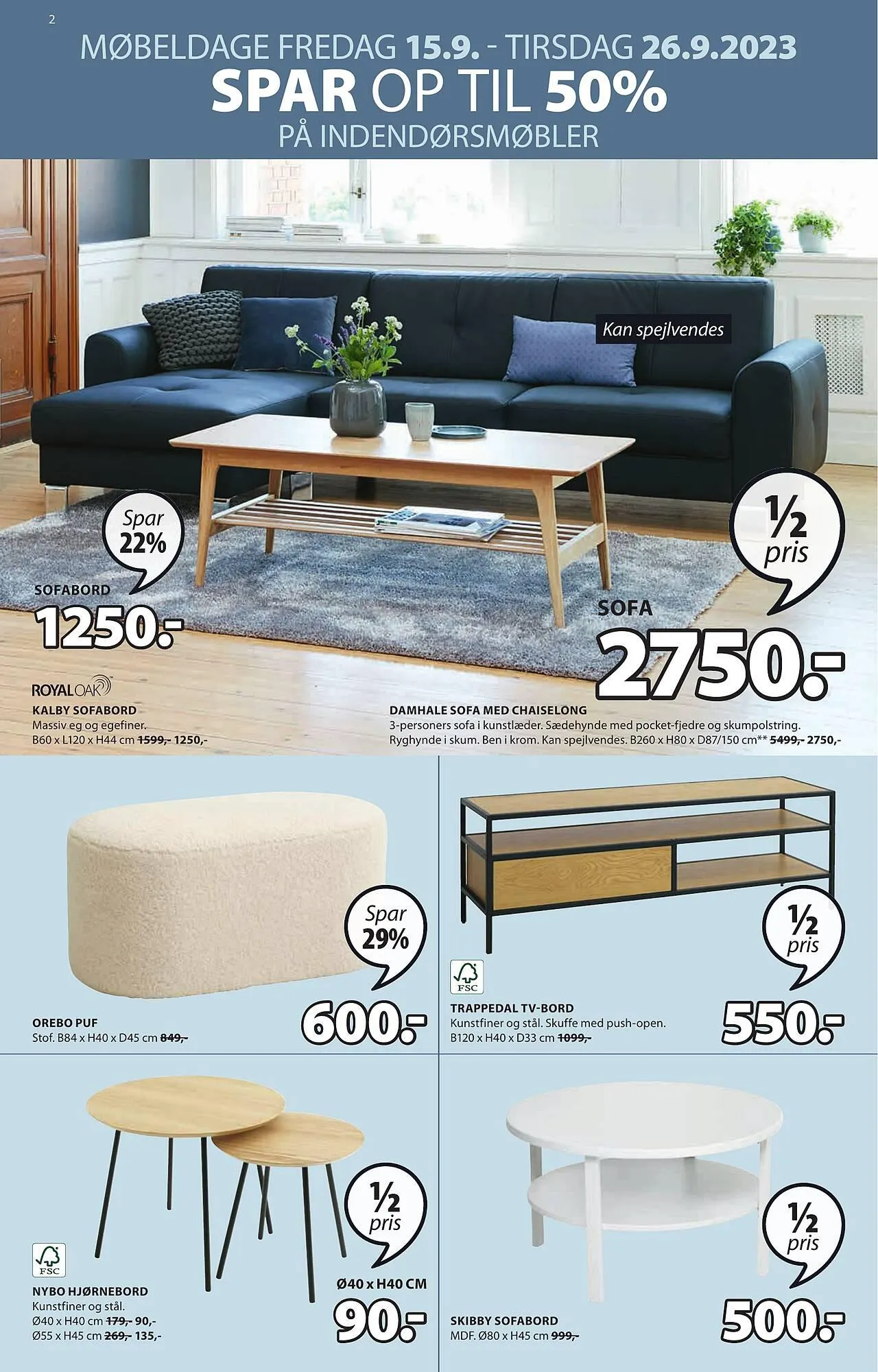 JYSK tilbudsavis Gyldig indtil 15. september - 26. september 2023 - tilbudsavis side 3