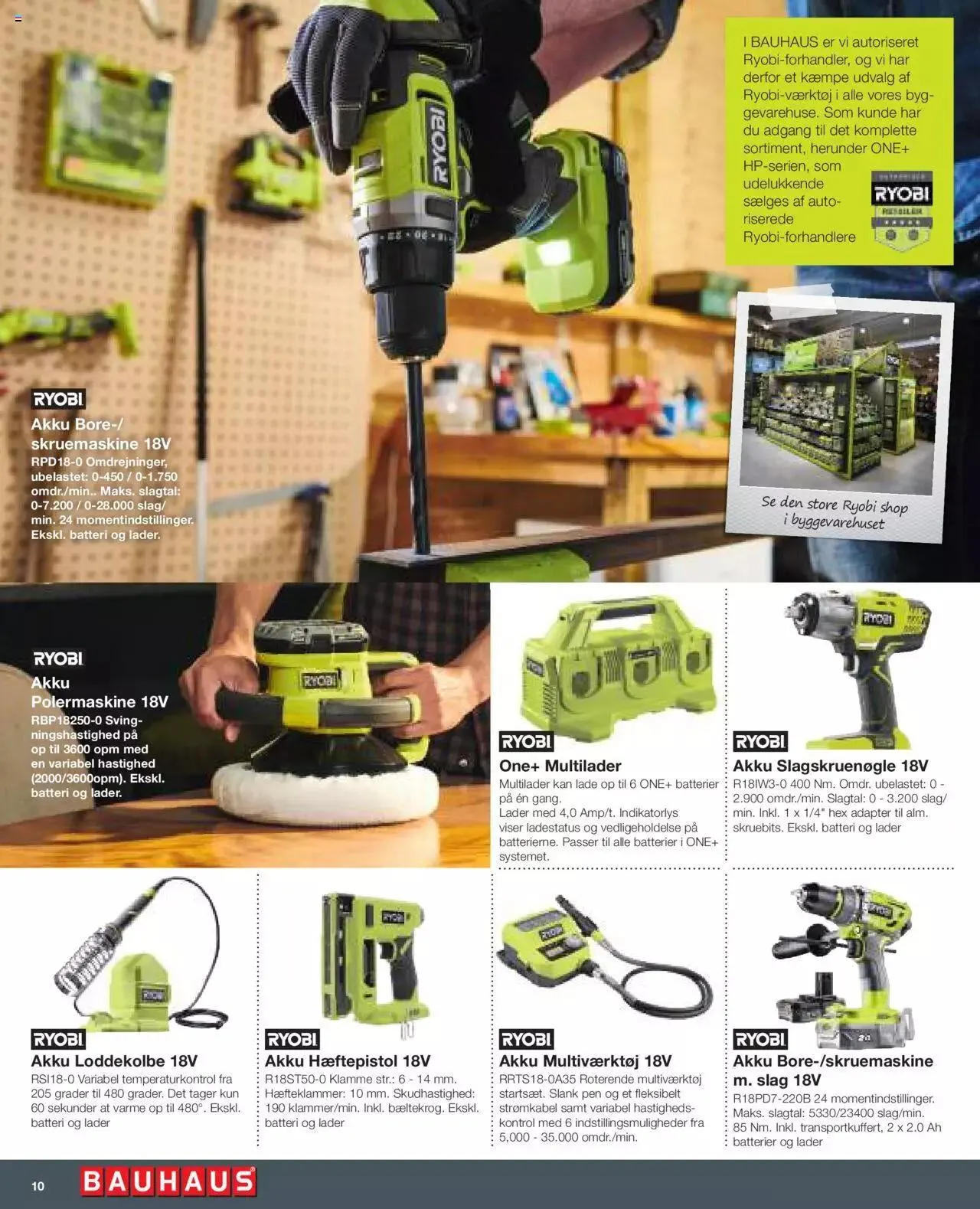 Bauhaus - El-værktøj og havemaskinemagasin Gyldig indtil 1. maj - 31. december 2023 - tilbudsavis side 10