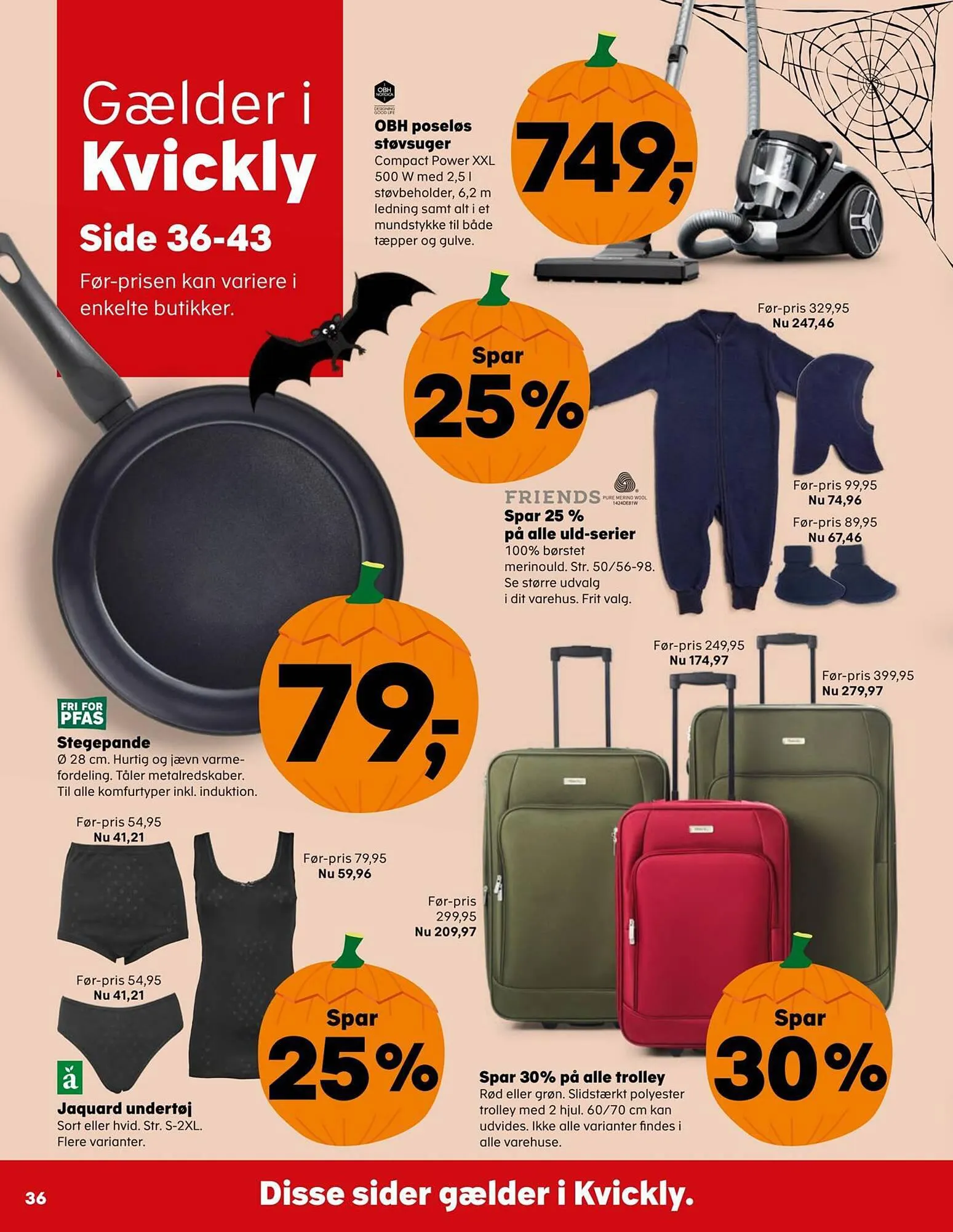 Kvickly tilbudsavis Gyldig indtil 28. september - 12. oktober 2023 - tilbudsavis side 36