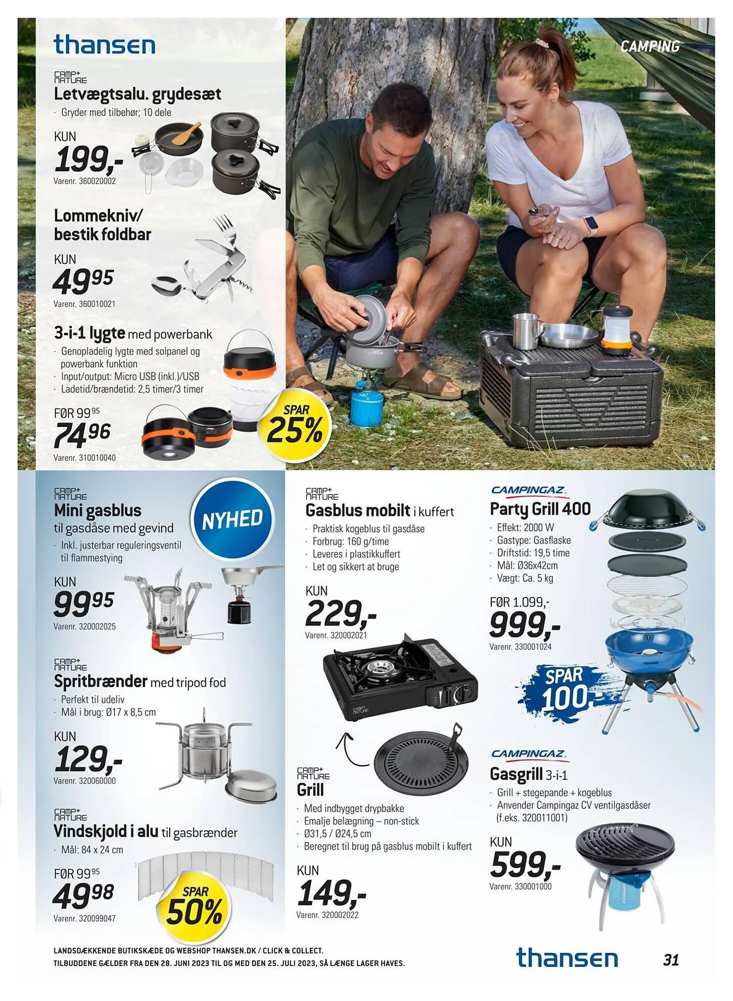 Thansen tilbudsavis Gyldig indtil 27. juni - 25. juli 2023 - tilbudsavis side 31