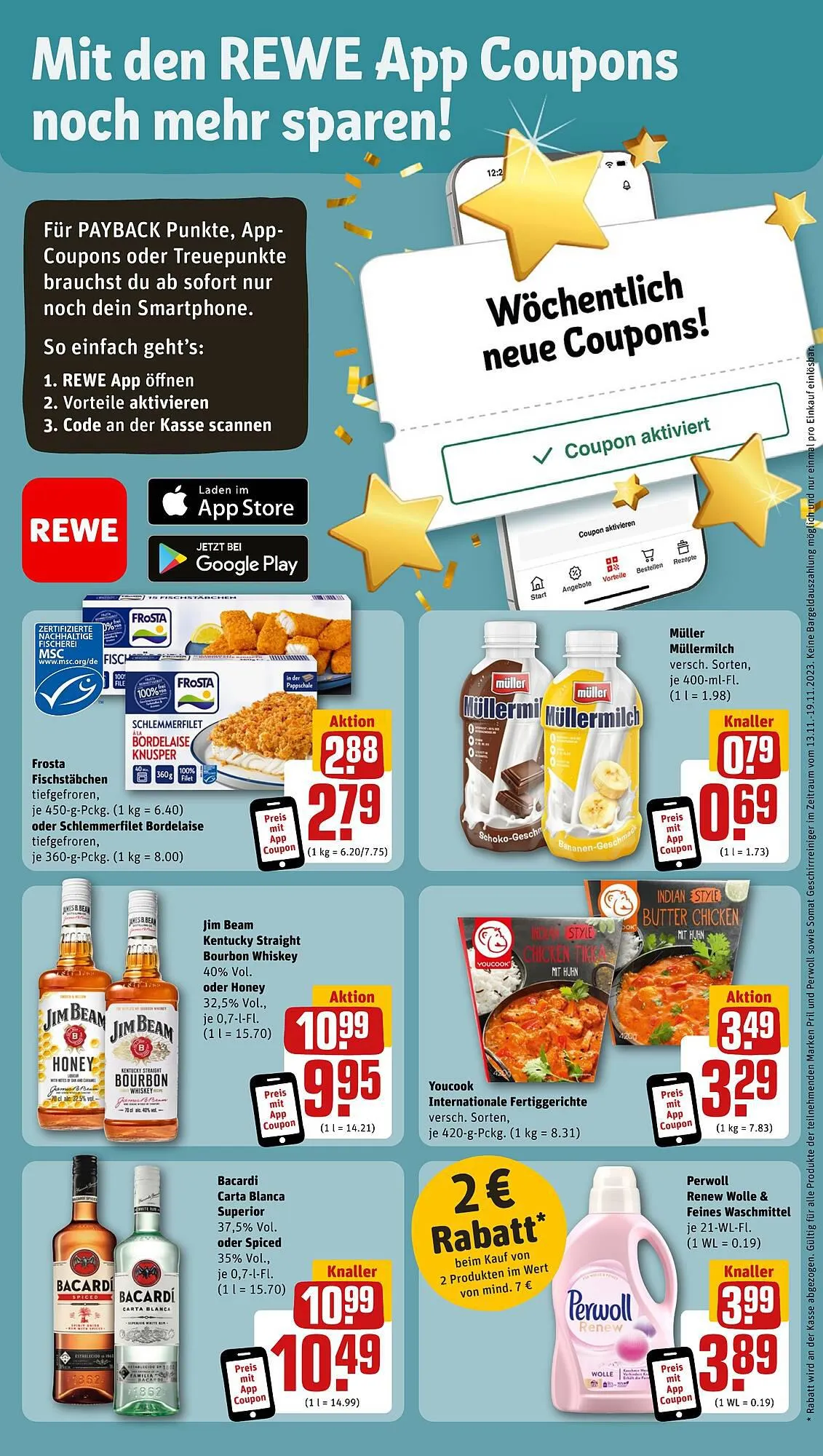 REWE tilbudsavis Gyldig indtil 13. november - 18. november 2023 - tilbudsavis side 3