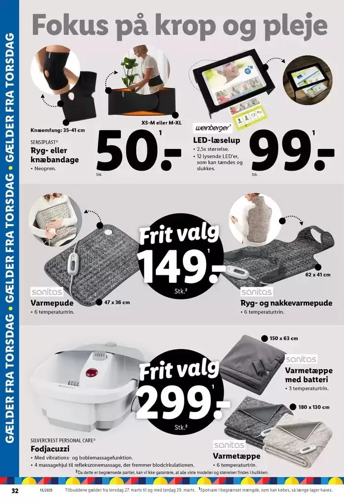 Toptilbud og rabatter Gyldig indtil 19. marts - 29. marts 2025 - tilbudsavis side 32