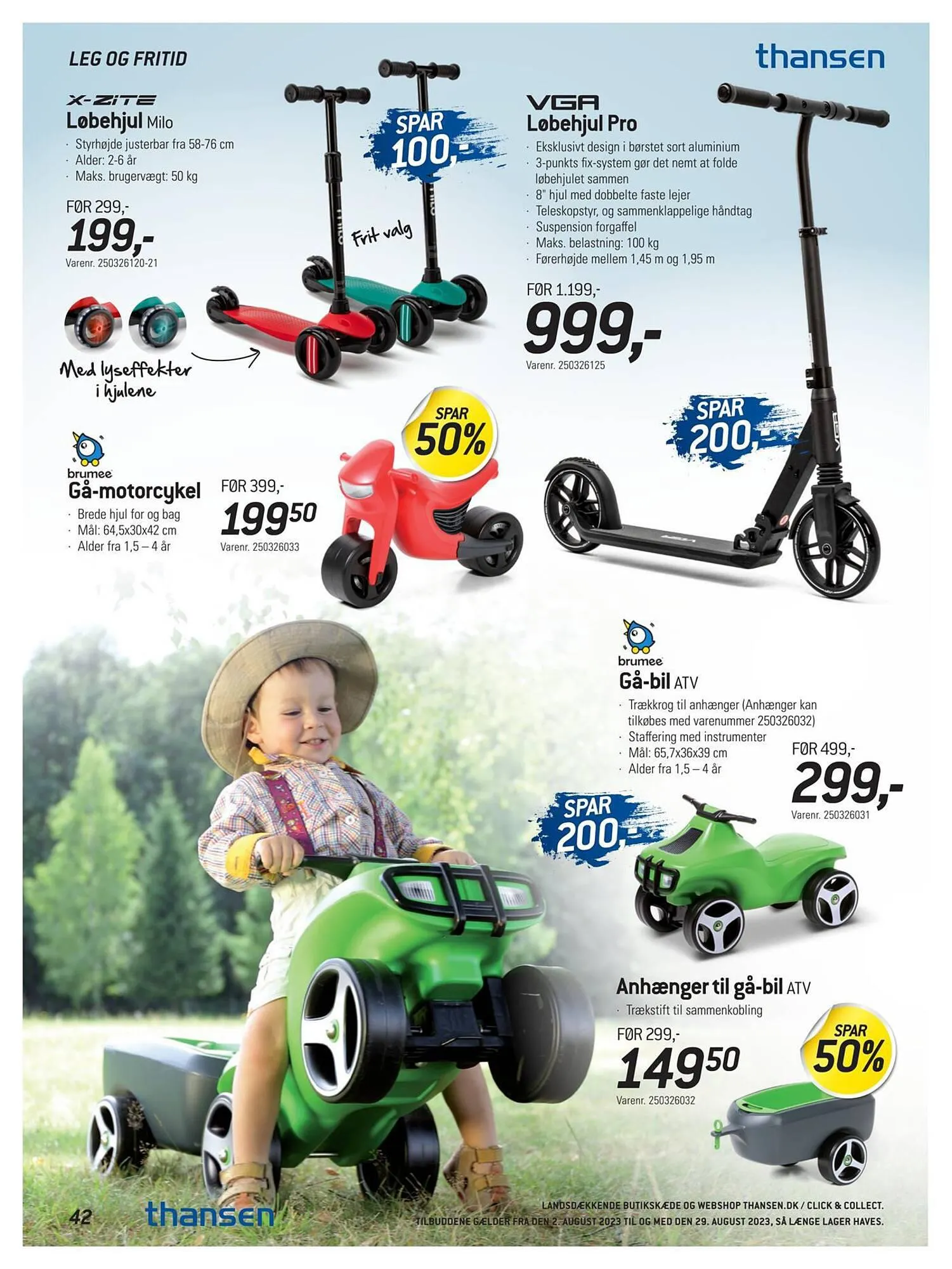 Thansen tilbudsavis Gyldig indtil 1. august - 29. august 2023 - tilbudsavis side 42
