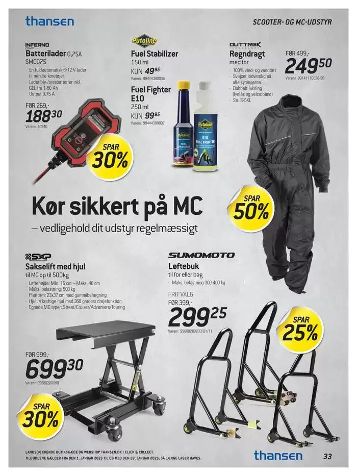 Aktuell kundeavis Thansen Gyldig indtil 1. januar - 28. januar 2025 - tilbudsavis side 33