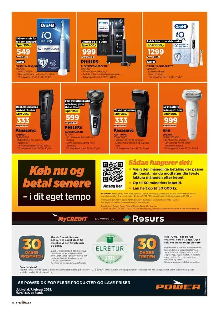 Angebote Power Gyldig indtil 11. februar - 25. februar 2025 - tilbudsavis side 46