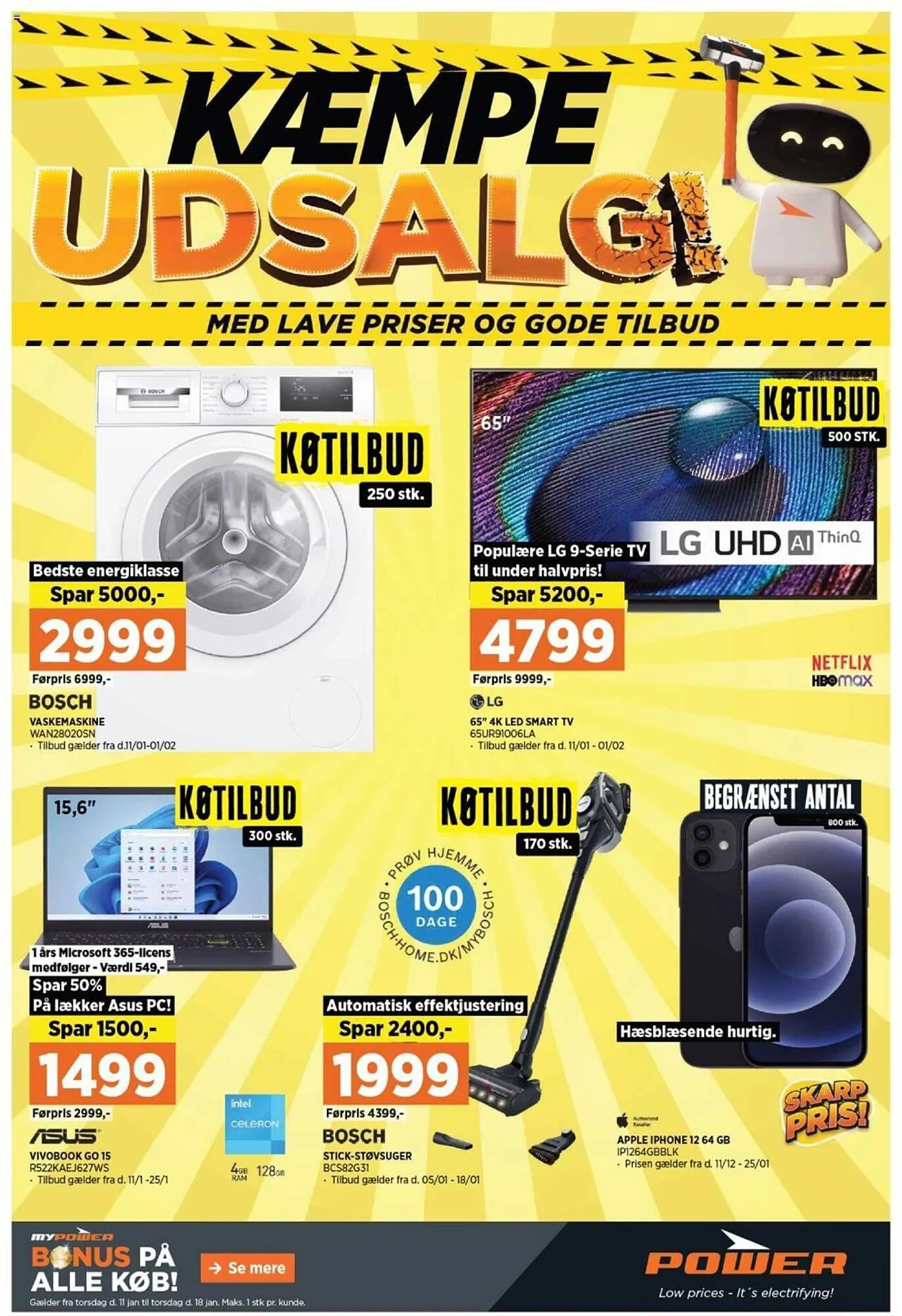 Power tilbudsavis Gyldig indtil 11. januar - 25. januar 2024 - tilbudsavis side 1