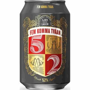 Fem Komma Tvåan 5,2% 24x0,33 l.