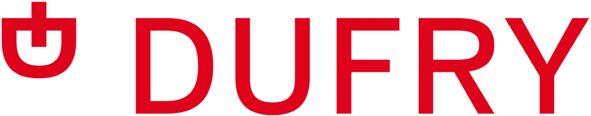 Dufry logo de folhetos