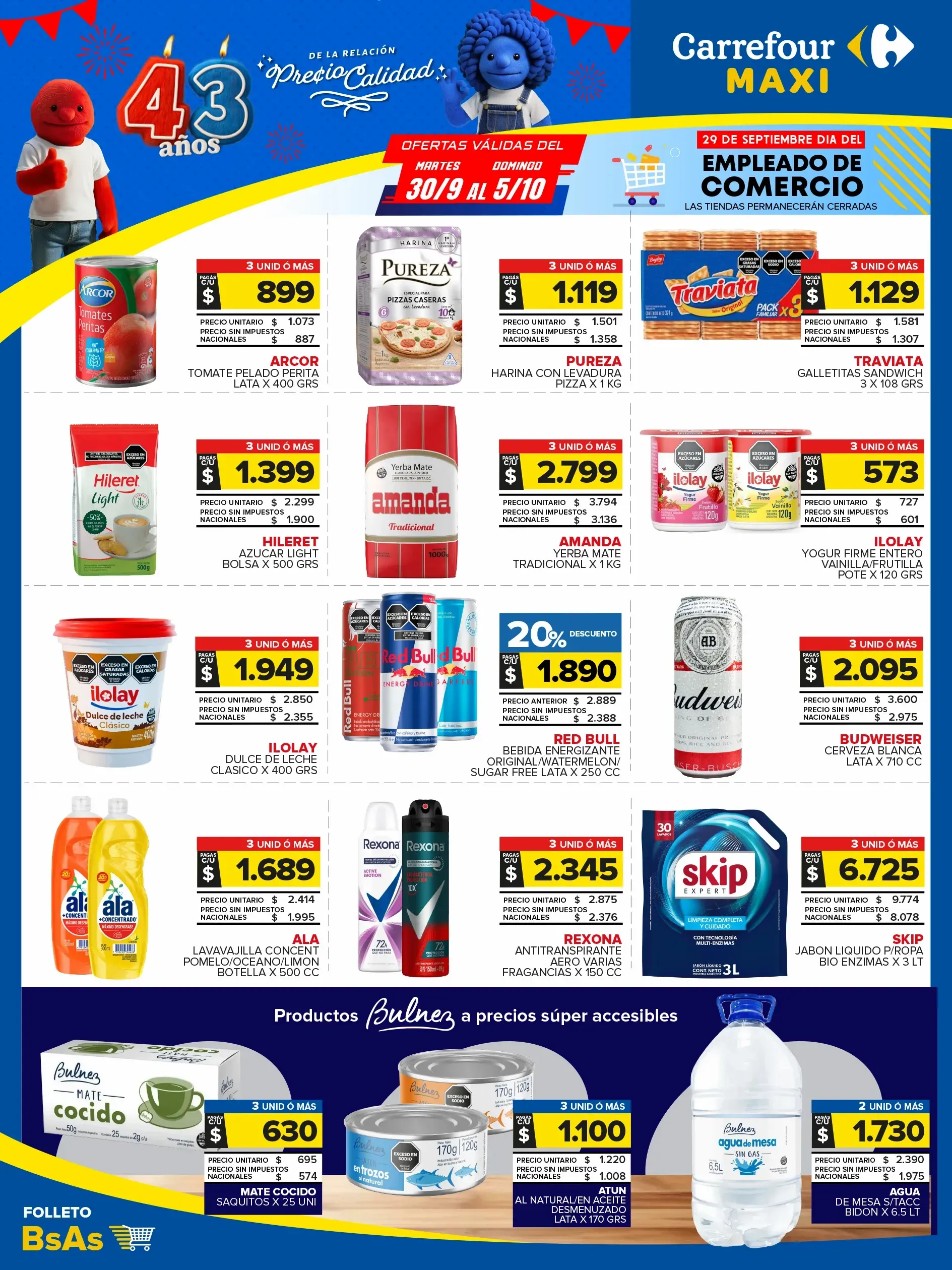Ofertas de Carrefour Maxi Ofertas 29 de septiembre al 6 de octubre 2025 - Página  del catálogo