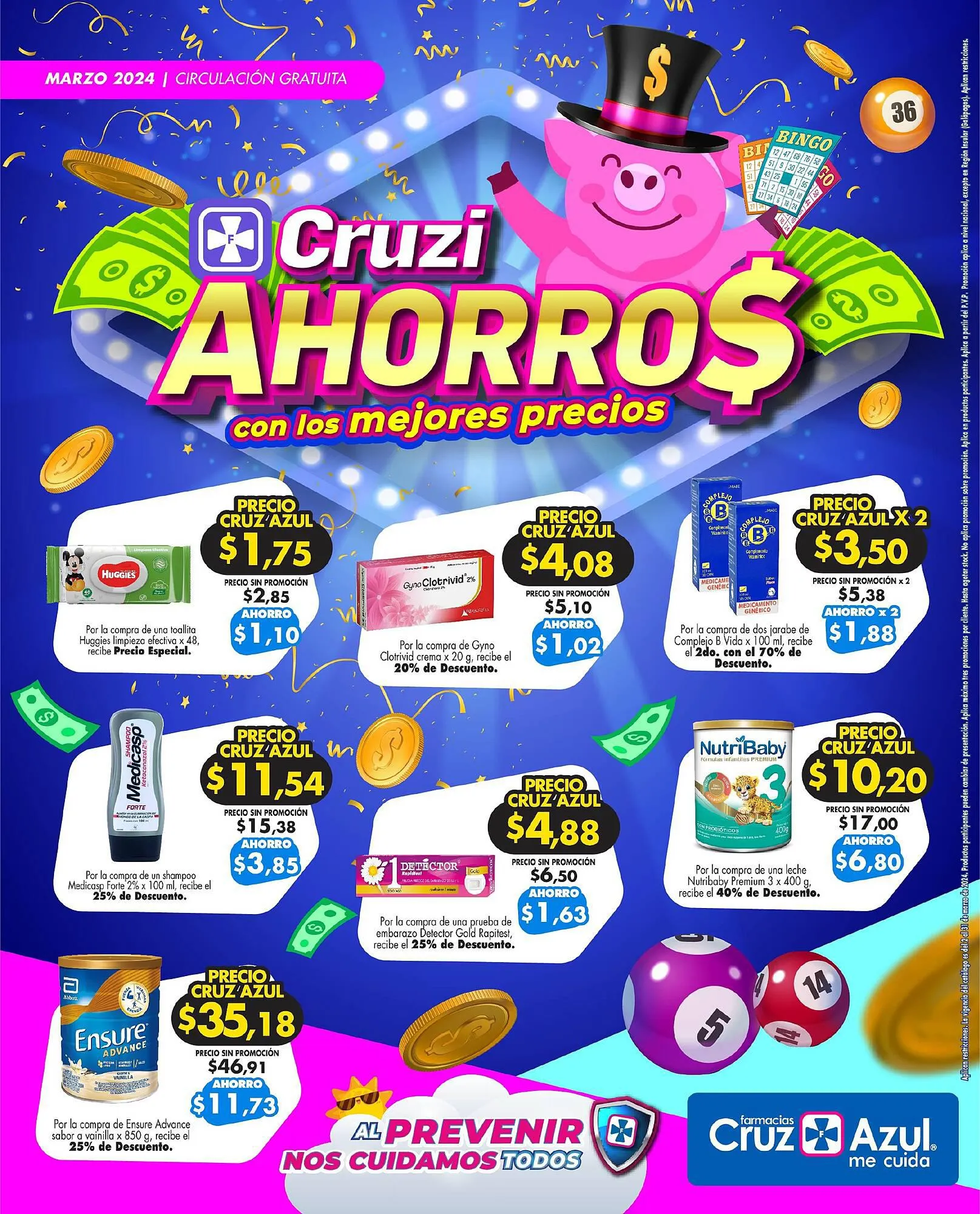 Catalogo de Catálogo Farmacias Cruz Azul 1 de marzo al 31 de marzo 2024 - Pag 