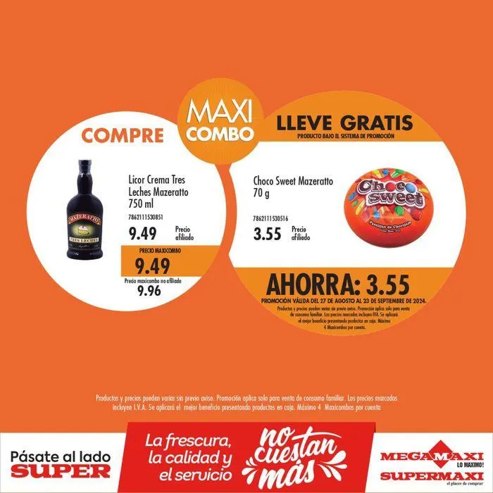 Catalogo de Maxi Combo 3 de septiembre al 23 de septiembre 2024 - Pag 5