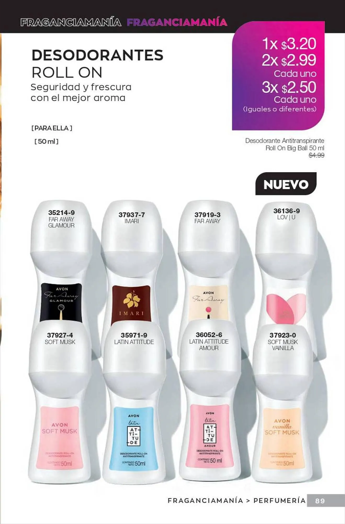 Catalogo de Catálogo AVON 31 de agosto al 30 de septiembre 2023 - Pag 89