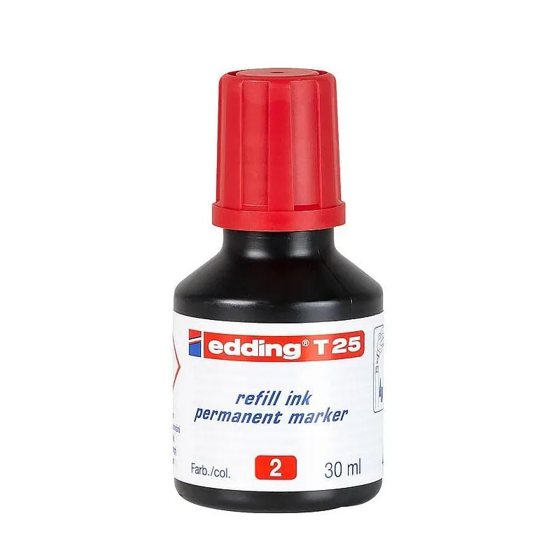 Tinta Marcador Permanente 30ml Rojo T-25