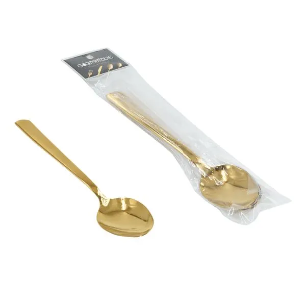Juego de Cucharas Dorado 4 Piezas