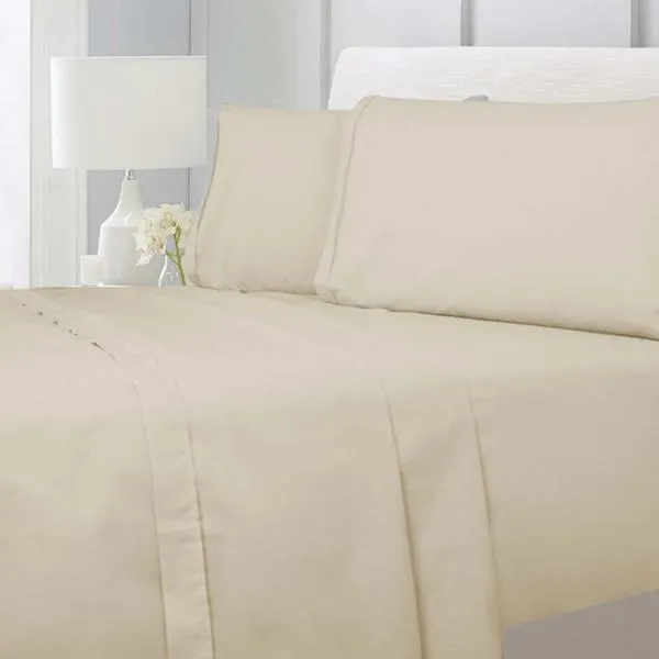 Sabana Deluxe Beige 144 Hilos Twin