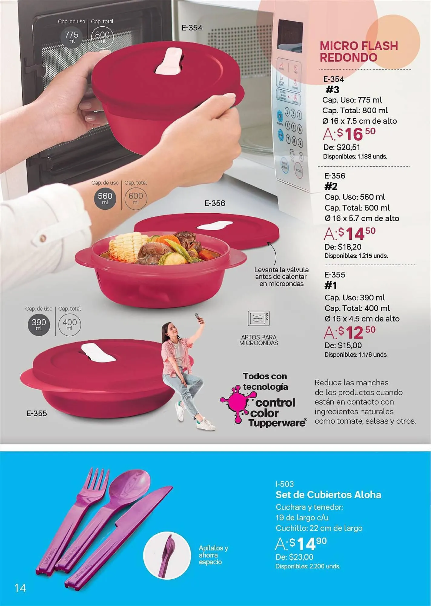 Catalogo de Catálogo Tupperware 7 de agosto al 25 de agosto 2023 - Pag 14