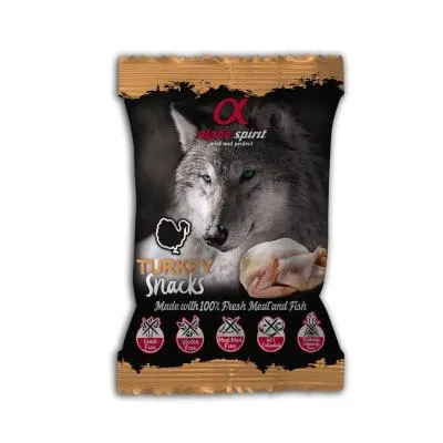 ALPHA SNACK SPIRIT DOG TURKEY 50G