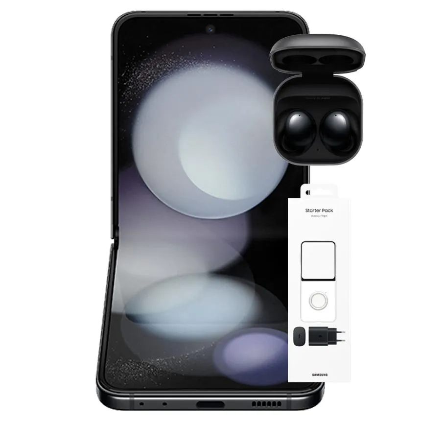 GALAXY Z FLIP 5 (512GB) + BUDS 2 + STARTER KIT CLEAR