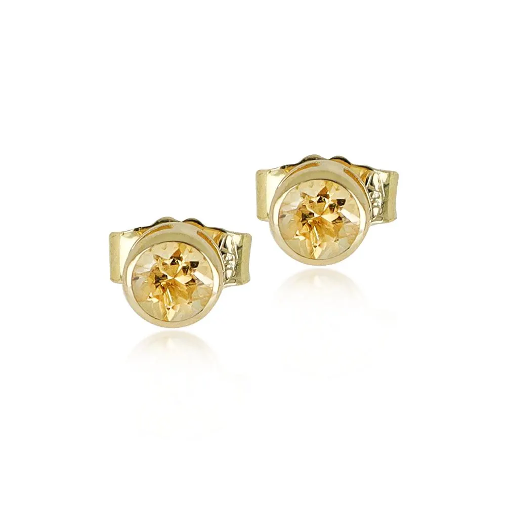 ARETES DE CITRINA COLECCIÓN COLORS