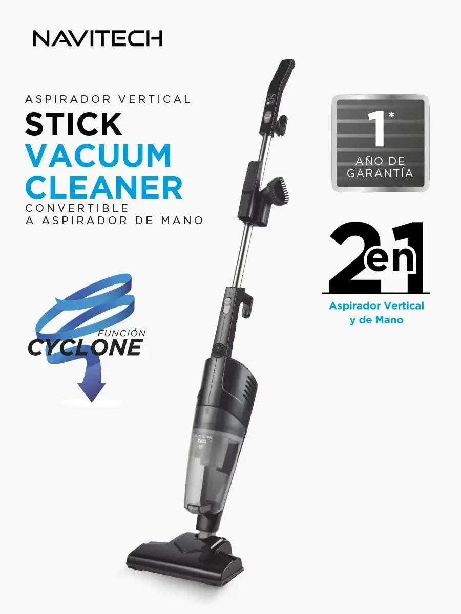 Aspiradora Navitech Vertical y de Mano 550 W