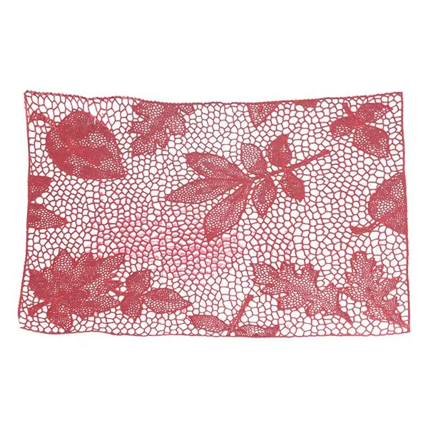 Individual Rectangular Rojo 47 X 33 cm