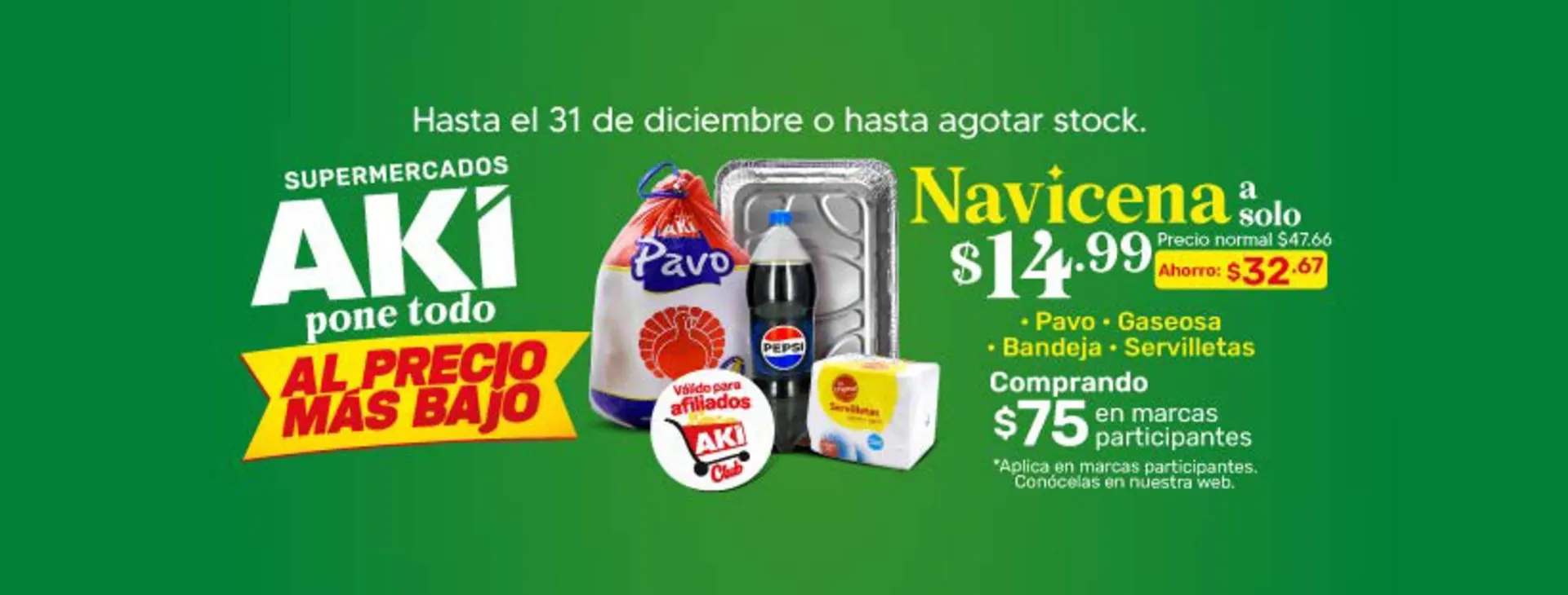 Catalogo de Catálogo Akí 22 de diciembre al 31 de diciembre 2025 - Pag 1