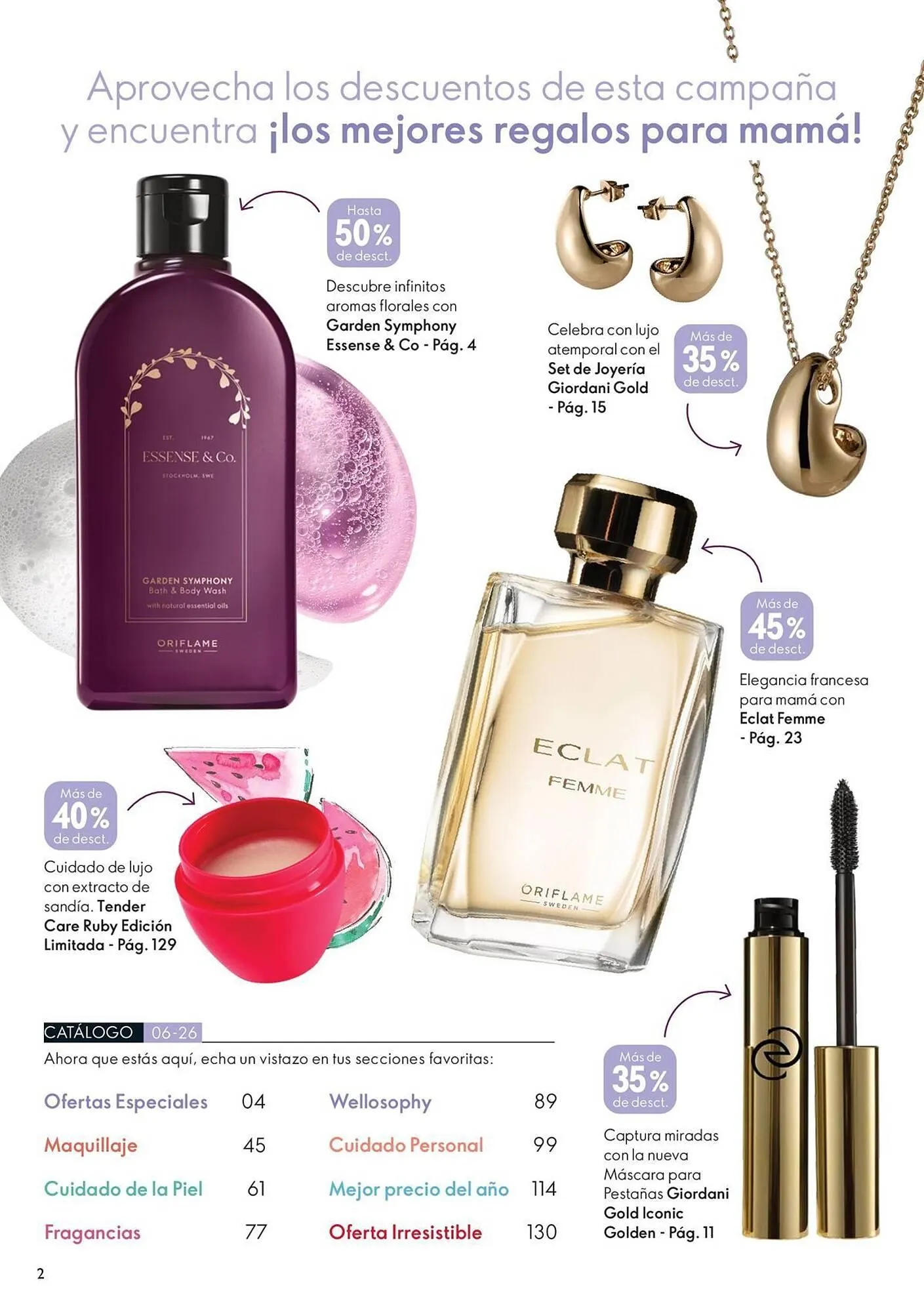 Catalogo de Catálogo Oriflame 18 de abril al 8 de mayo 2026 - Pag 2