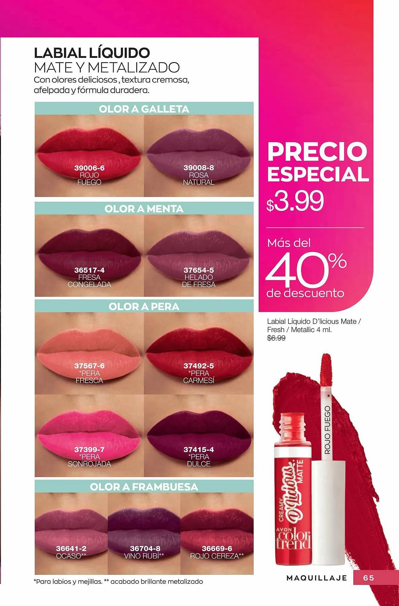 Catalogo de Catálogo AVON 18 de septiembre al 16 de octubre 2023 - Pag 65