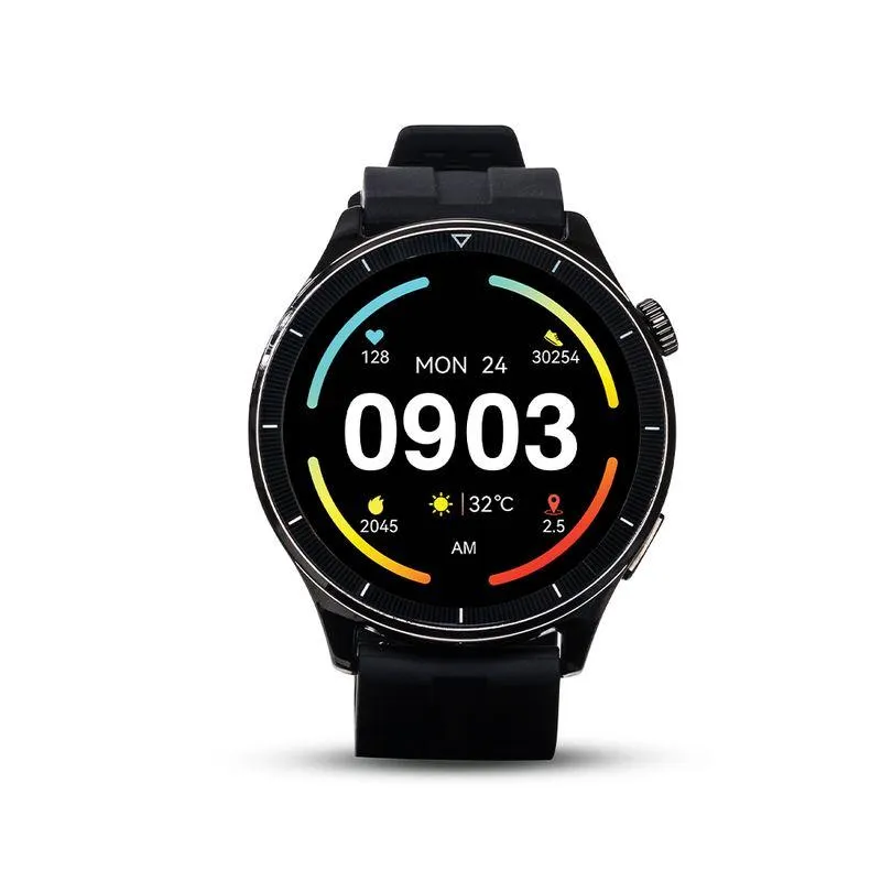 Kronos - Smart Watch Evolution con carga inalámbrica | Negro