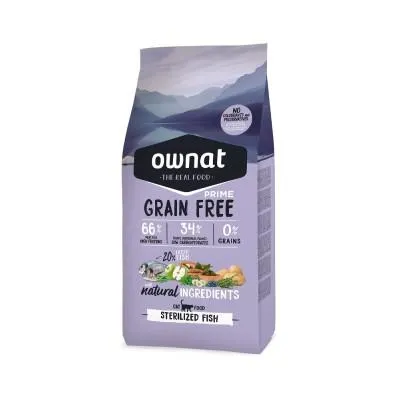 OWNAT GATO ADULTO GRAIN FREE ESTERILIZADO PESCADO