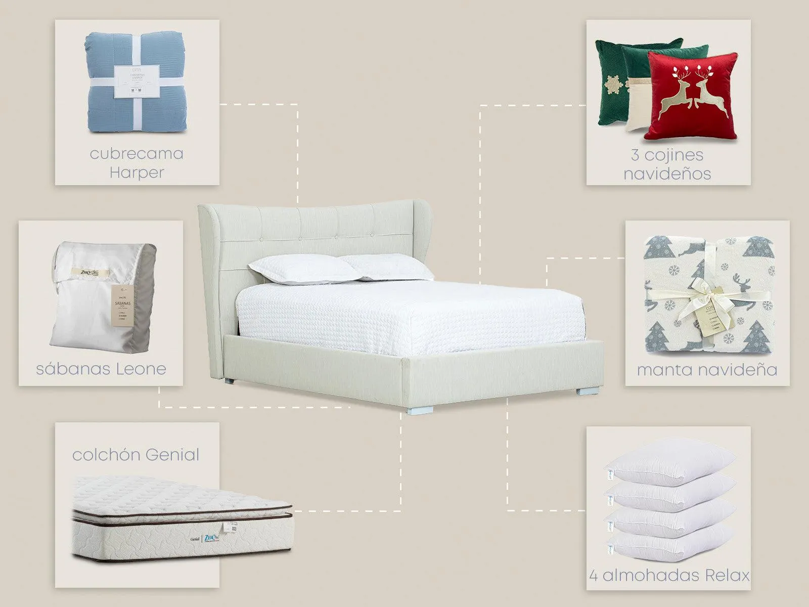 Set Dormitorio Thompson Queen