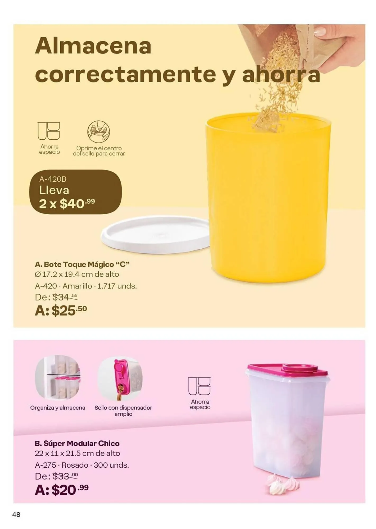 Catalogo de Catálogo Tupperware 24 de febrero al 22 de marzo 2024 - Pag 42