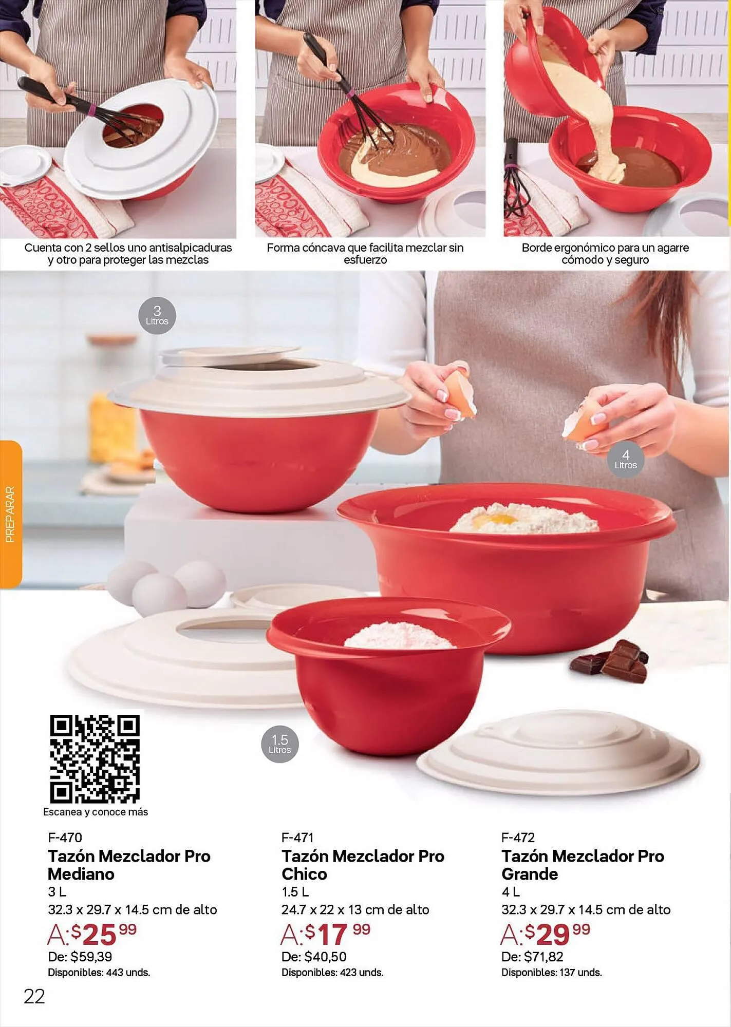 Catalogo de Catálogo Tupperware 28 de septiembre al 11 de octubre 2023 - Pag 22