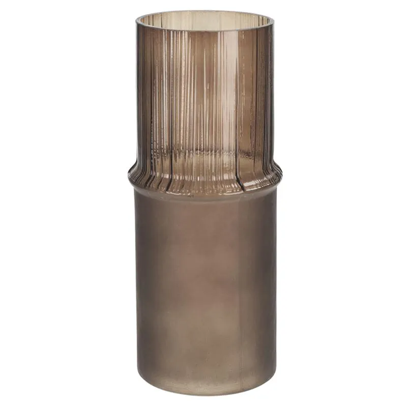 Florero de Vidrio 24.5cm Ambar