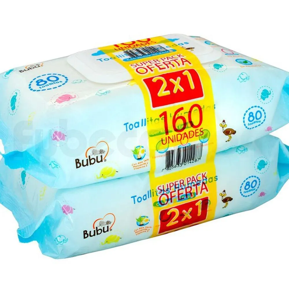 Pack De Pañitos Húmedos Con Aceite De Emú Unidad