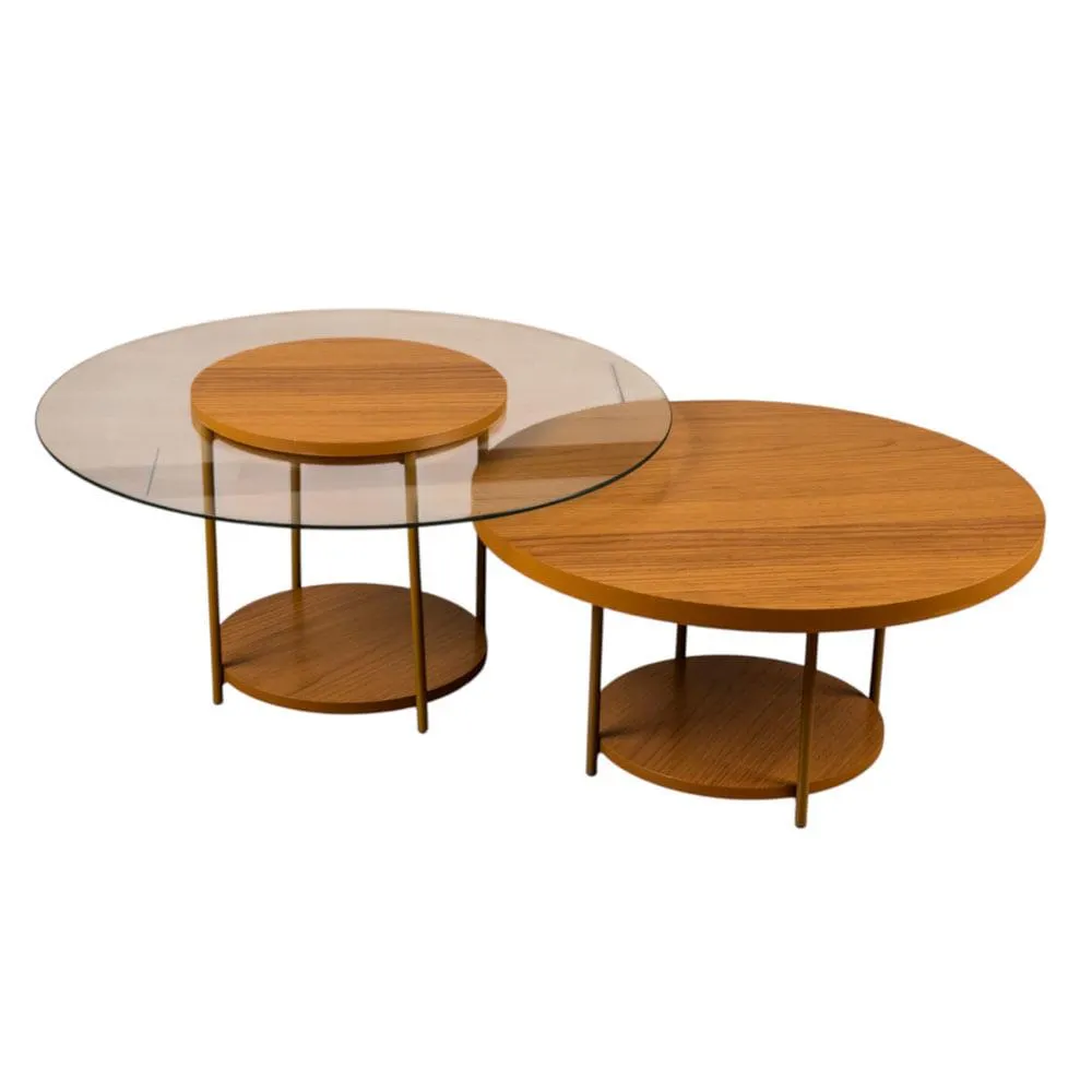 Set 2 Mesas De Centro Sky | Cinamomo