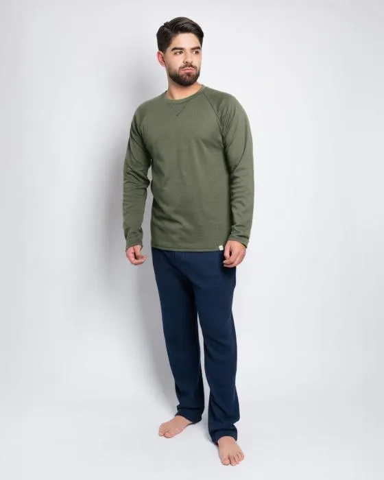 Pijama Camiseta Manga Larga - Pantalón