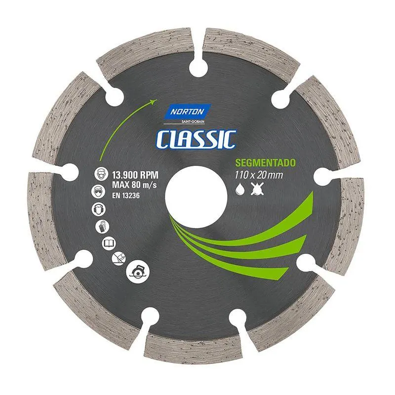 Disco Diamante Segmentado 4P Classic Nor