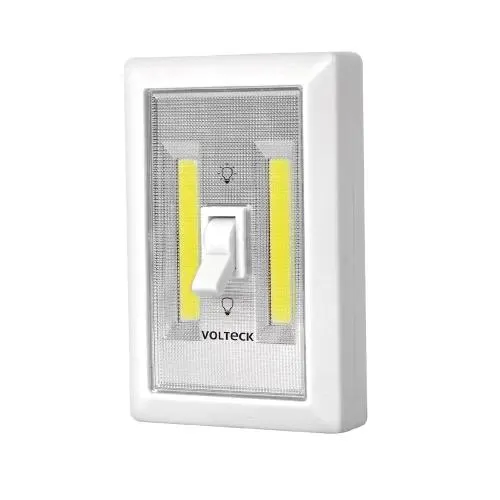 LUZ D/LED CON INTERRUPTOR P/PARED 200LM