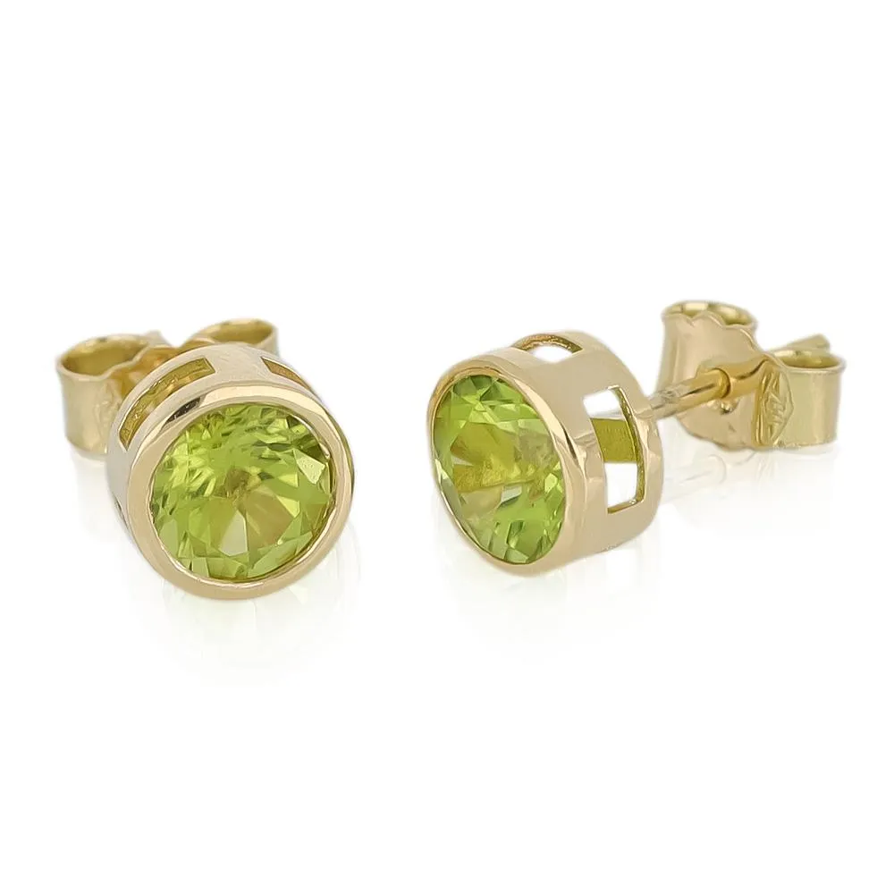 ARETES CON PERIDOT COLECCIÓN COLORS