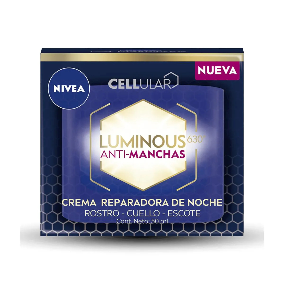 Crema Facial Nivea Luminous 630 Noche 50ml
