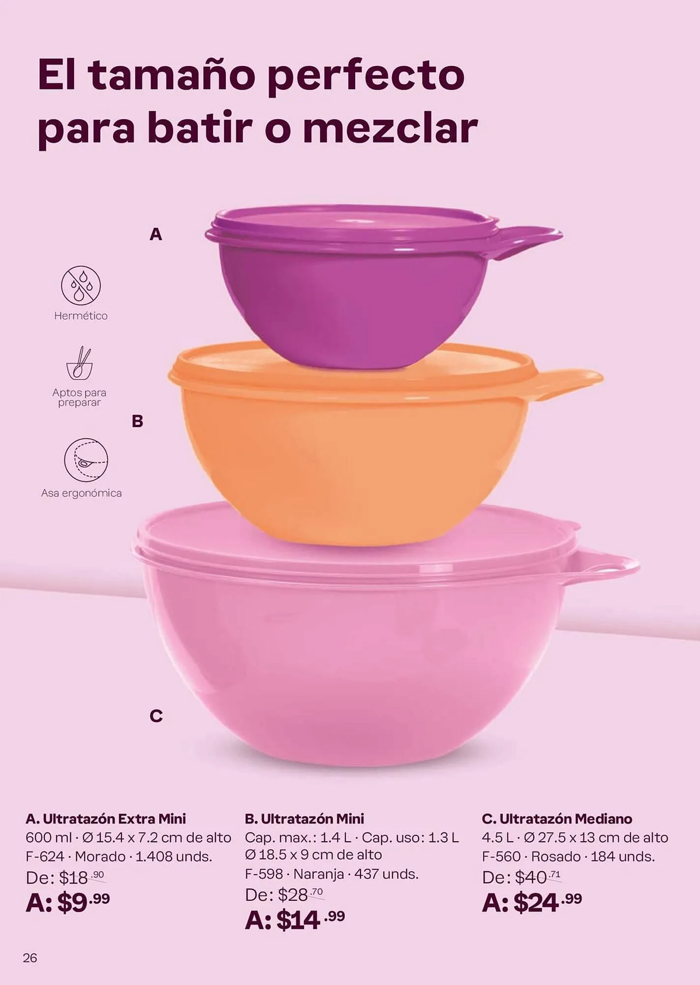 Catalogo de Catálogo Tupperware 30 de enero al 23 de febrero 2024 - Pag 26